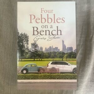 Four Pebbles on a Bench by Gary Slavin